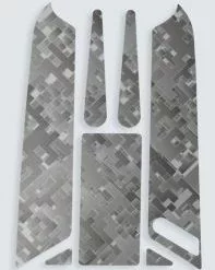 Grå Refleksmærker - Til Bosch Elcykelbatterier