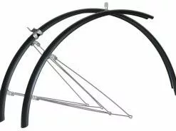 Skærmsæt Mat Sort 33mm - Cykelskærme